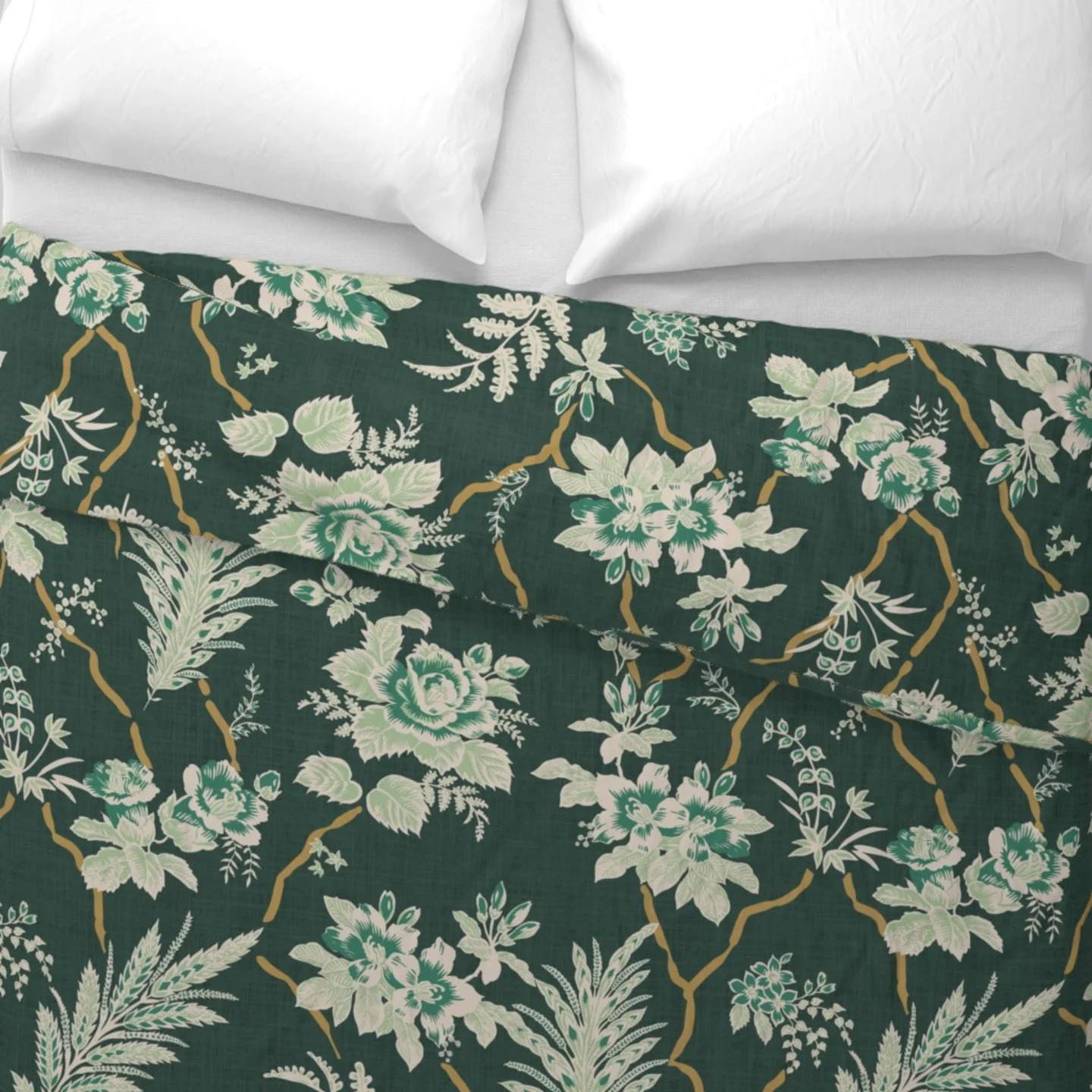 A William Morris inspired duvet cover