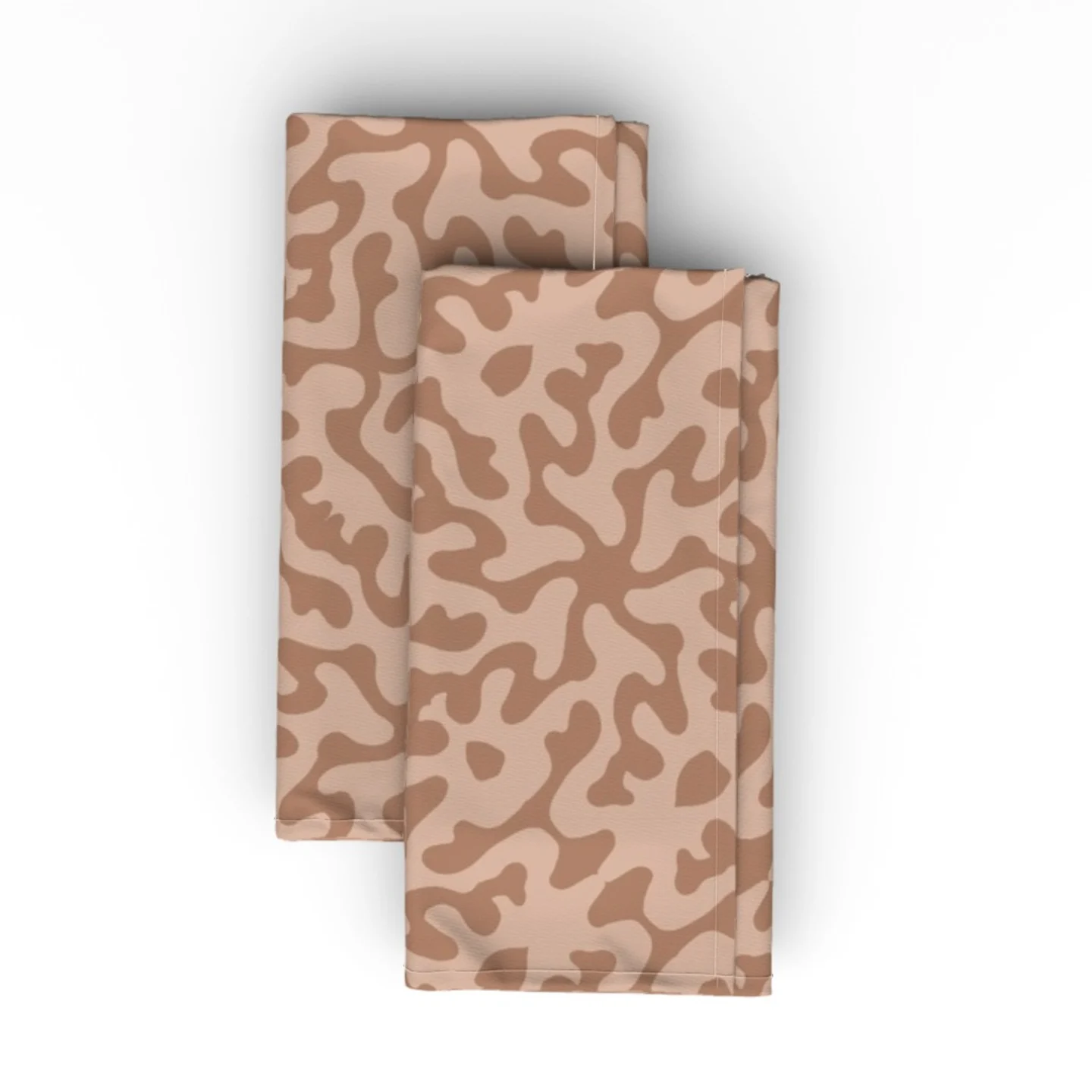 Abstract neutral dinner napkins