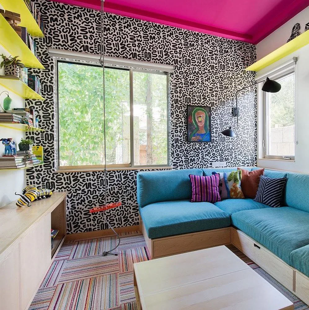 Colorful living room