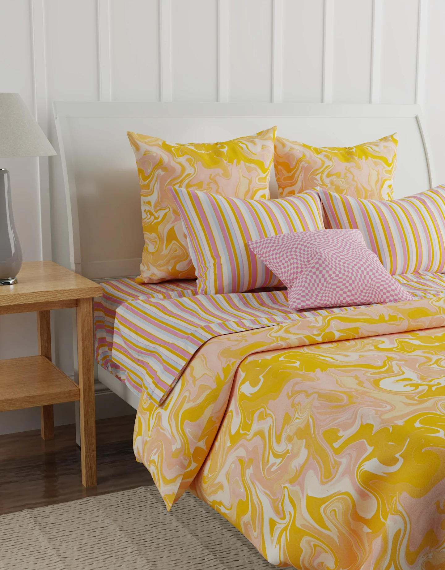 bright tween bedding
